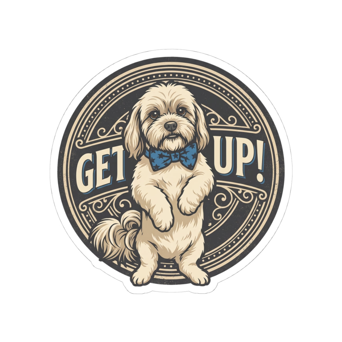 GET UP! — Vintage Badge