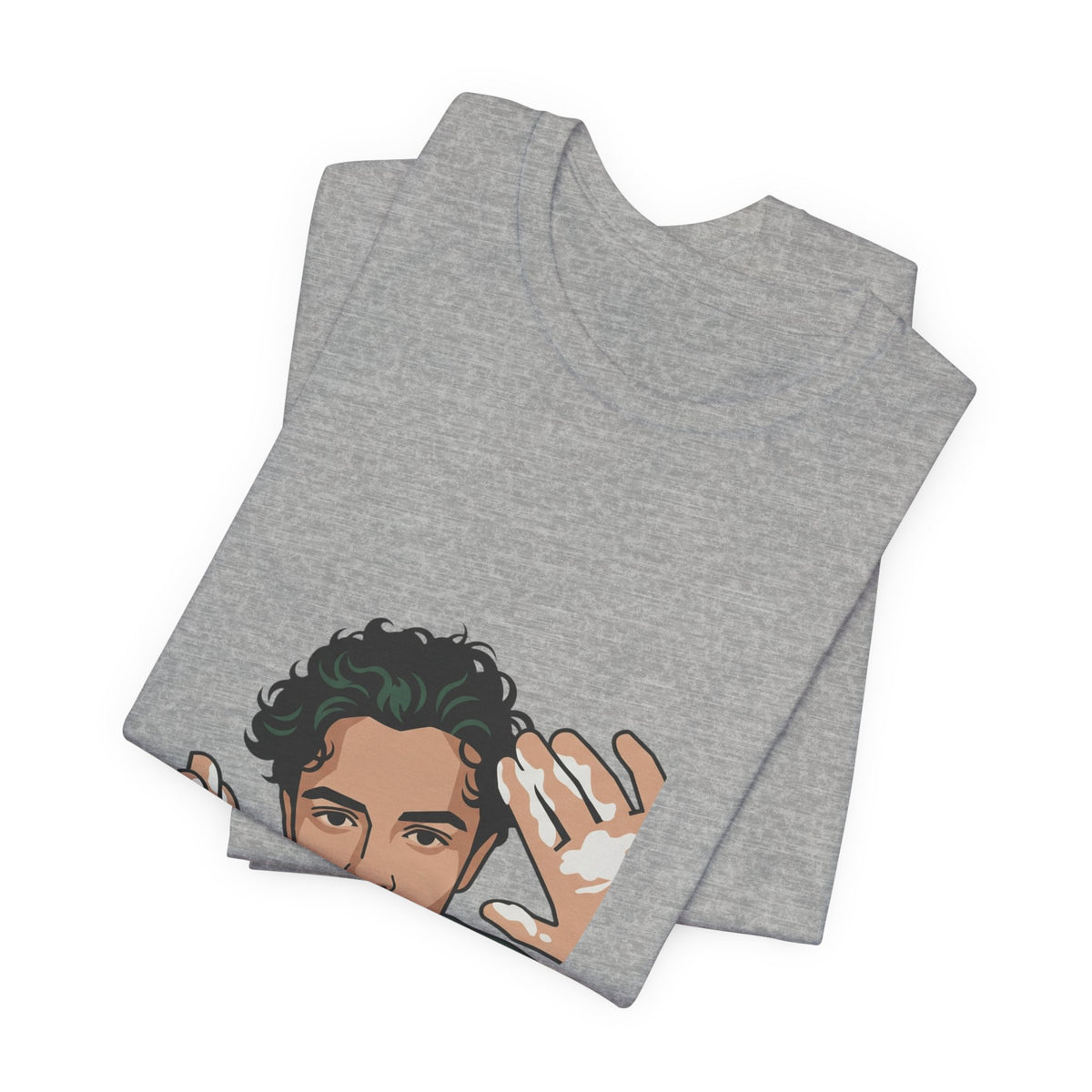 Iconic Cream Hands Portrait