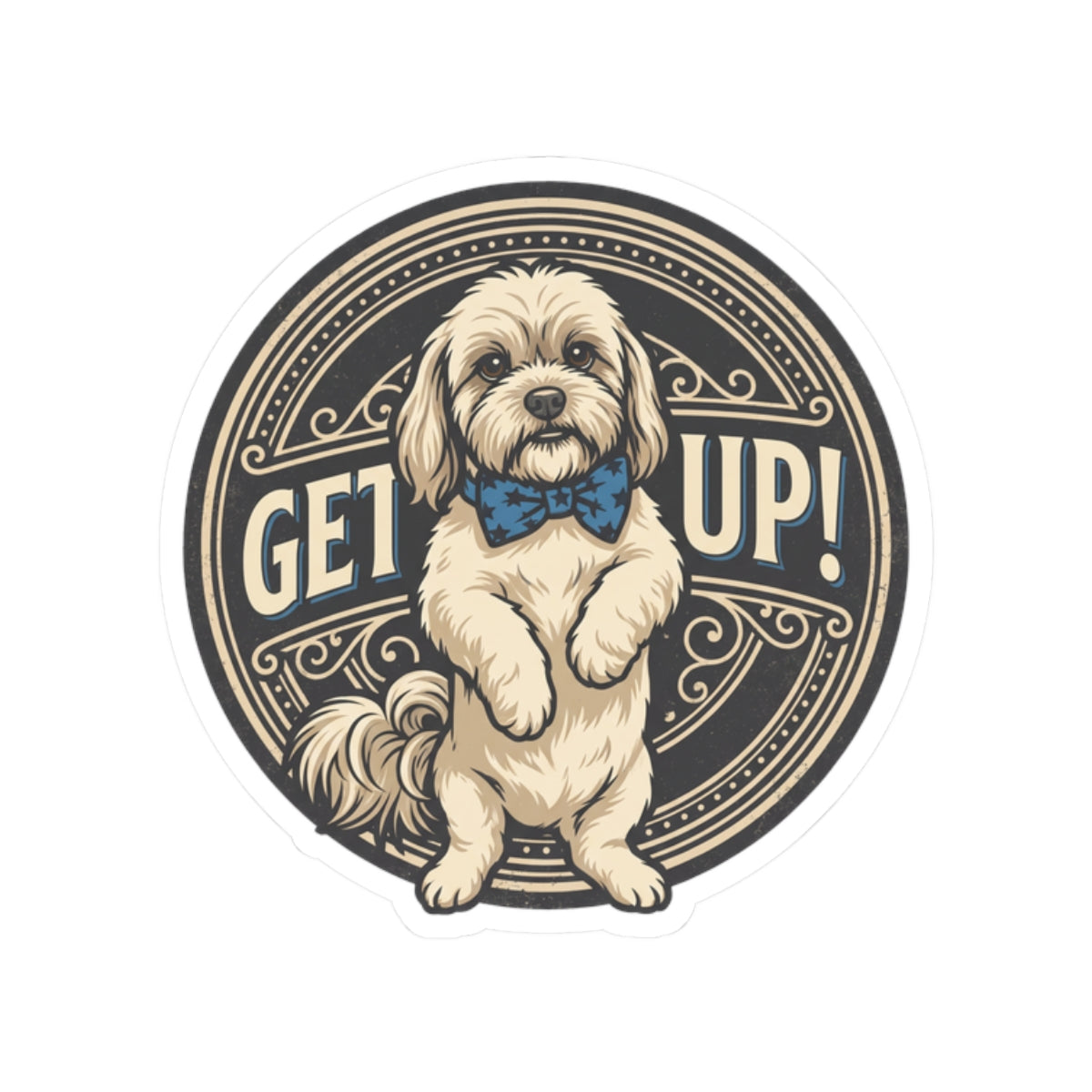GET UP! — Vintage Badge
