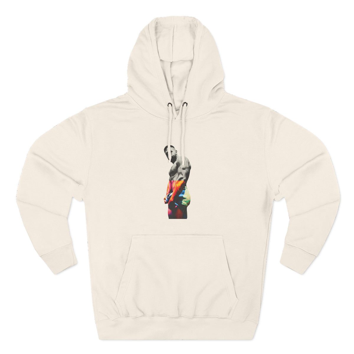 Three-Panel Fleece Hoodie