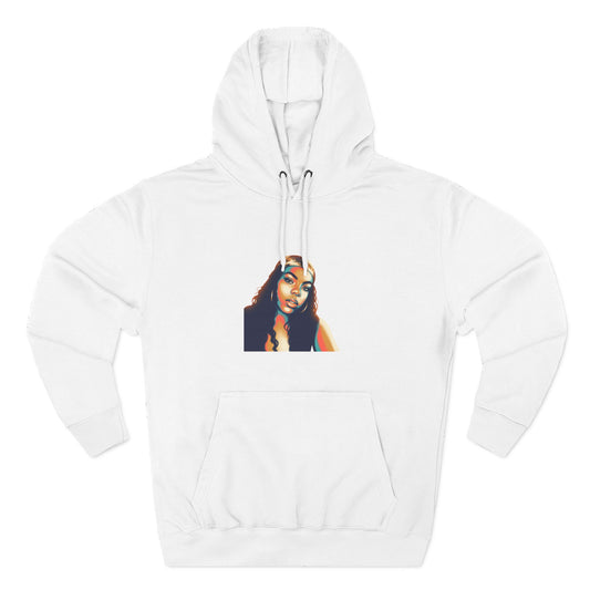 Three-Panel Fleece Hoodie