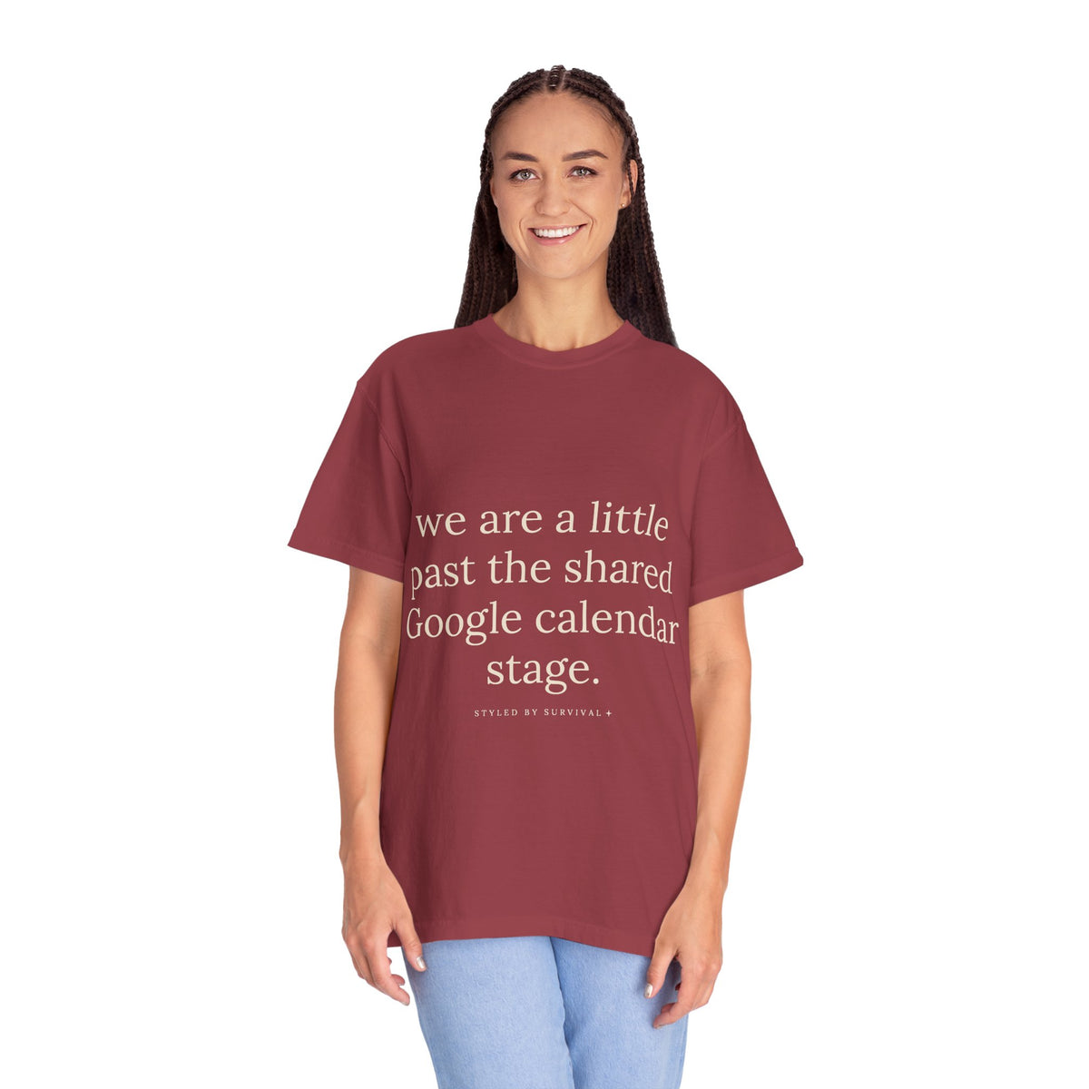 we are a little past the shared Google calendar stage.
