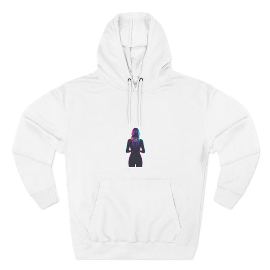 Three-Panel Fleece Hoodie