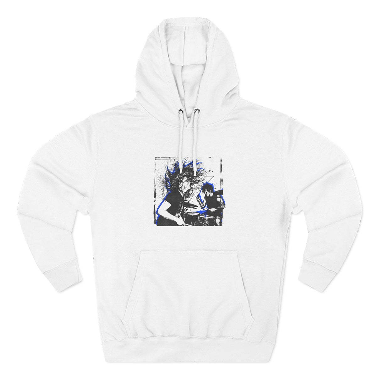 Three-Panel Fleece Hoodie