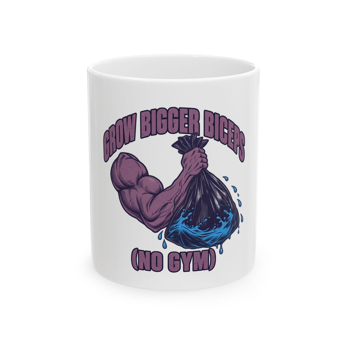 Grow Bigger Biceps Trash Bag Curl