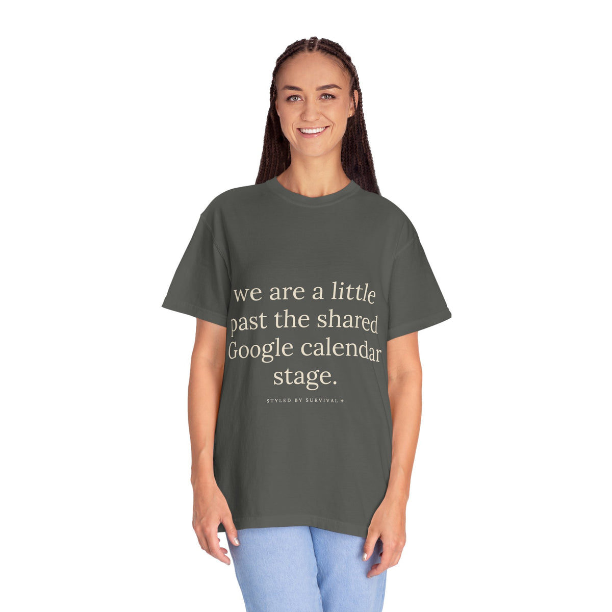 we are a little past the shared Google calendar stage.