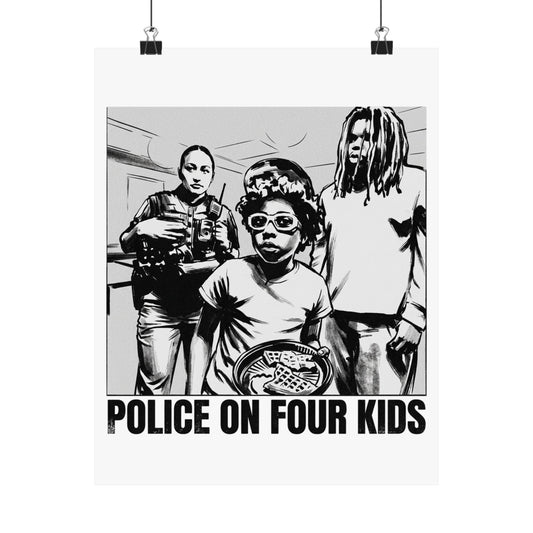 Police On Four Kids