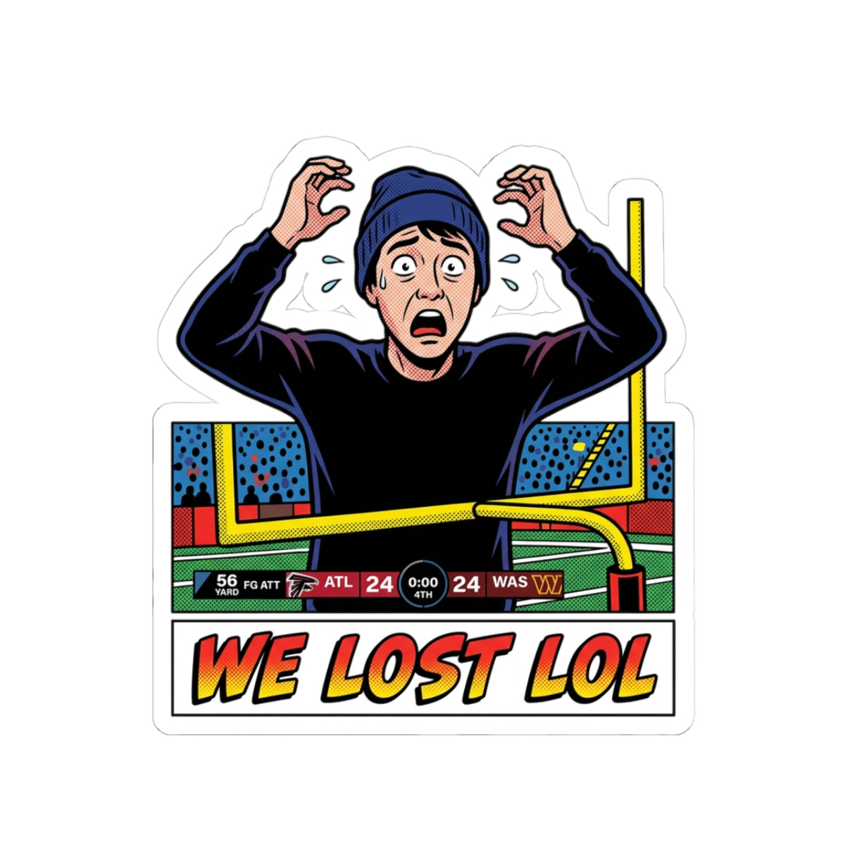 We lost lol