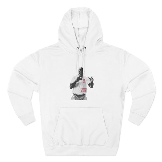 Three-Panel Fleece Hoodie