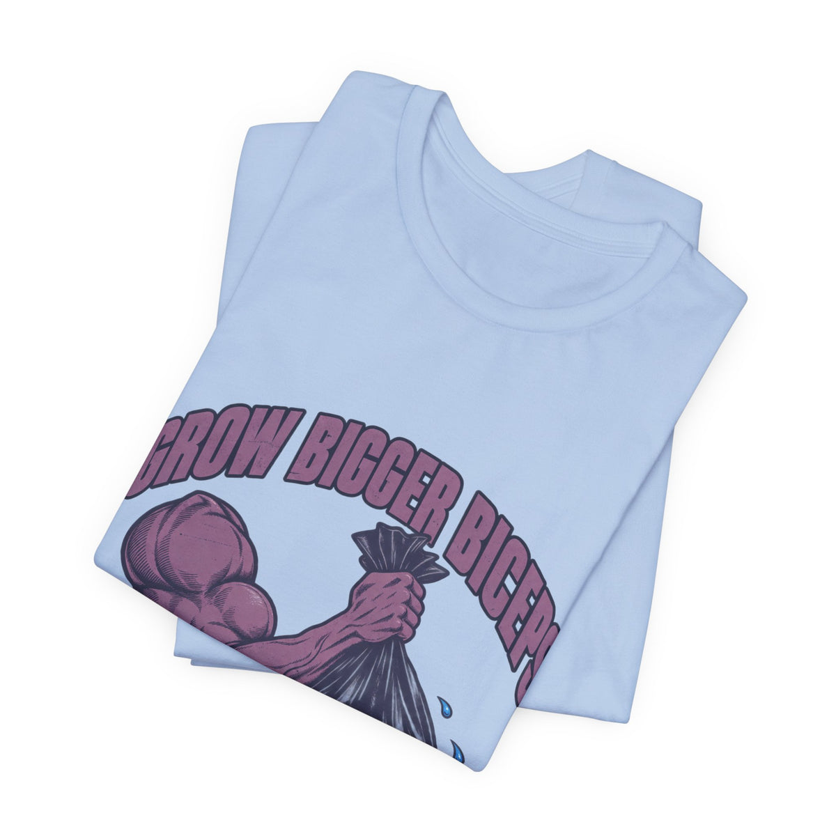 Grow Bigger Biceps Trash Bag Curl