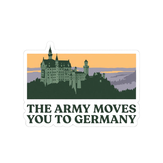 The Army moves you to Germany