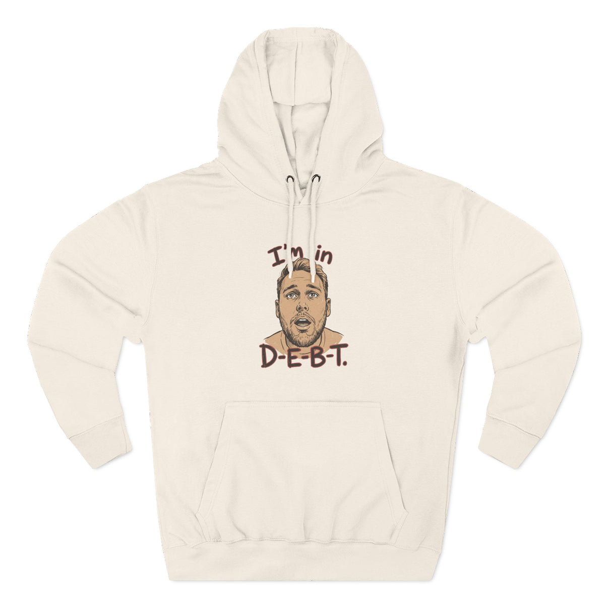I'm in D-E-B-T