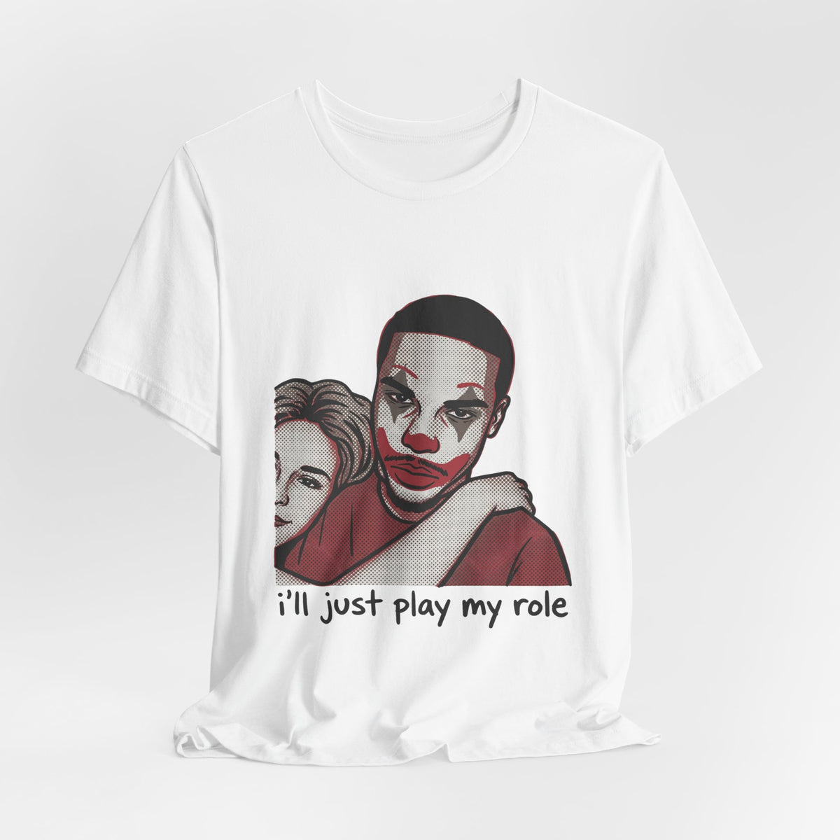 Sad Clown Plays His Role