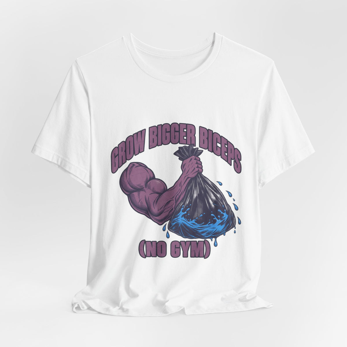 Grow Bigger Biceps Trash Bag Curl