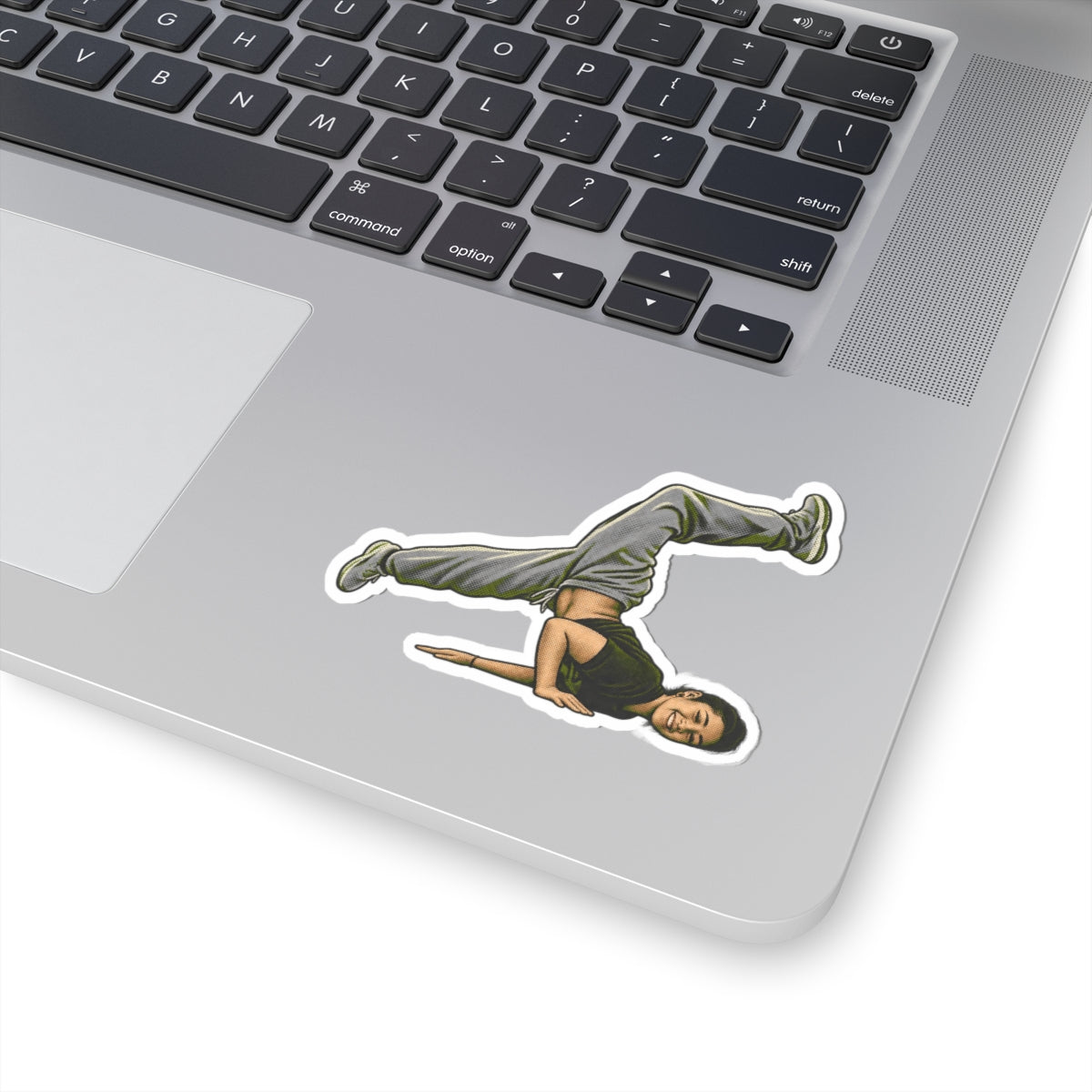 Smiling Breakdance Freeze