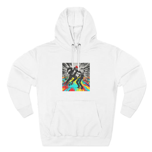 Three-Panel Fleece Hoodie