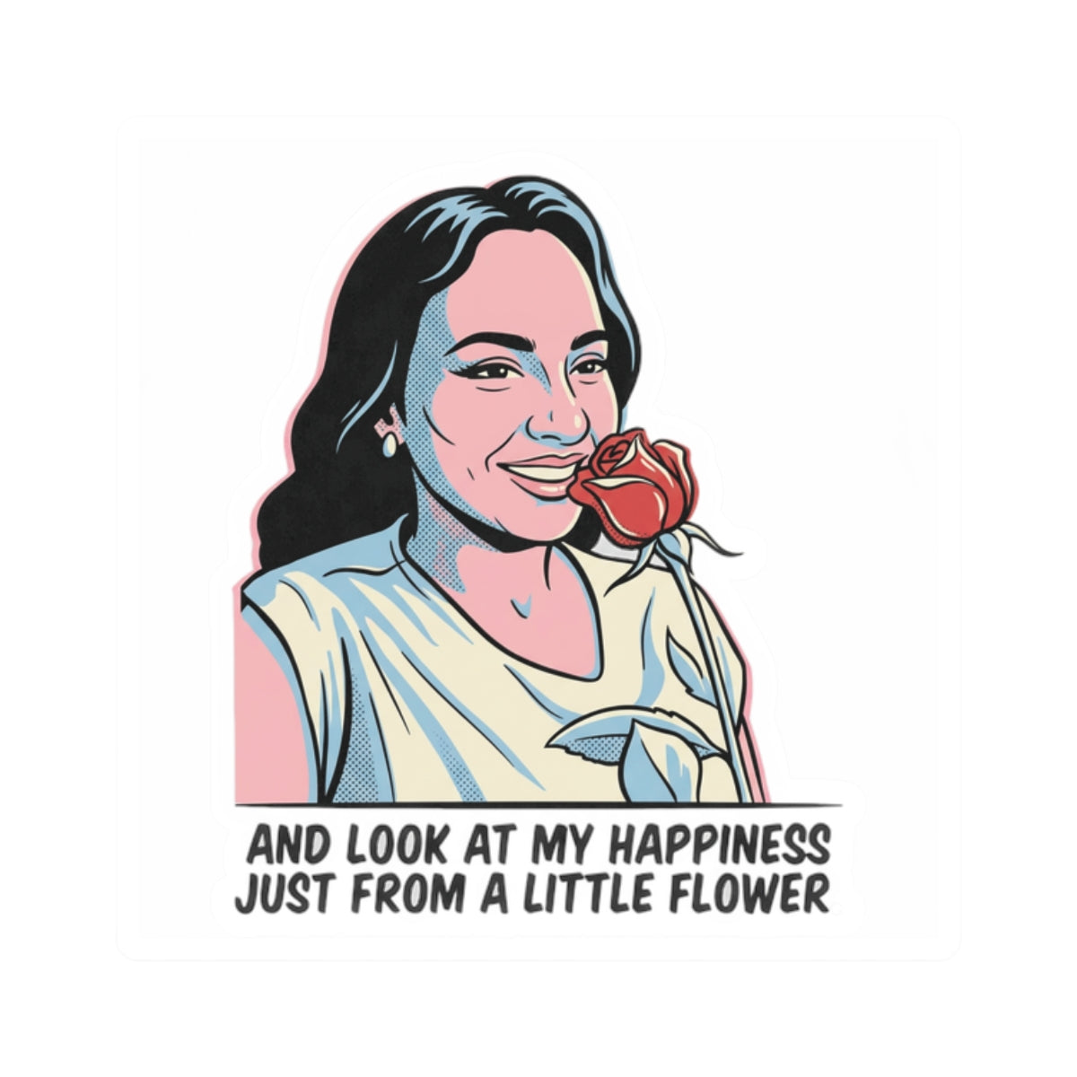 Happiness From a Flower
