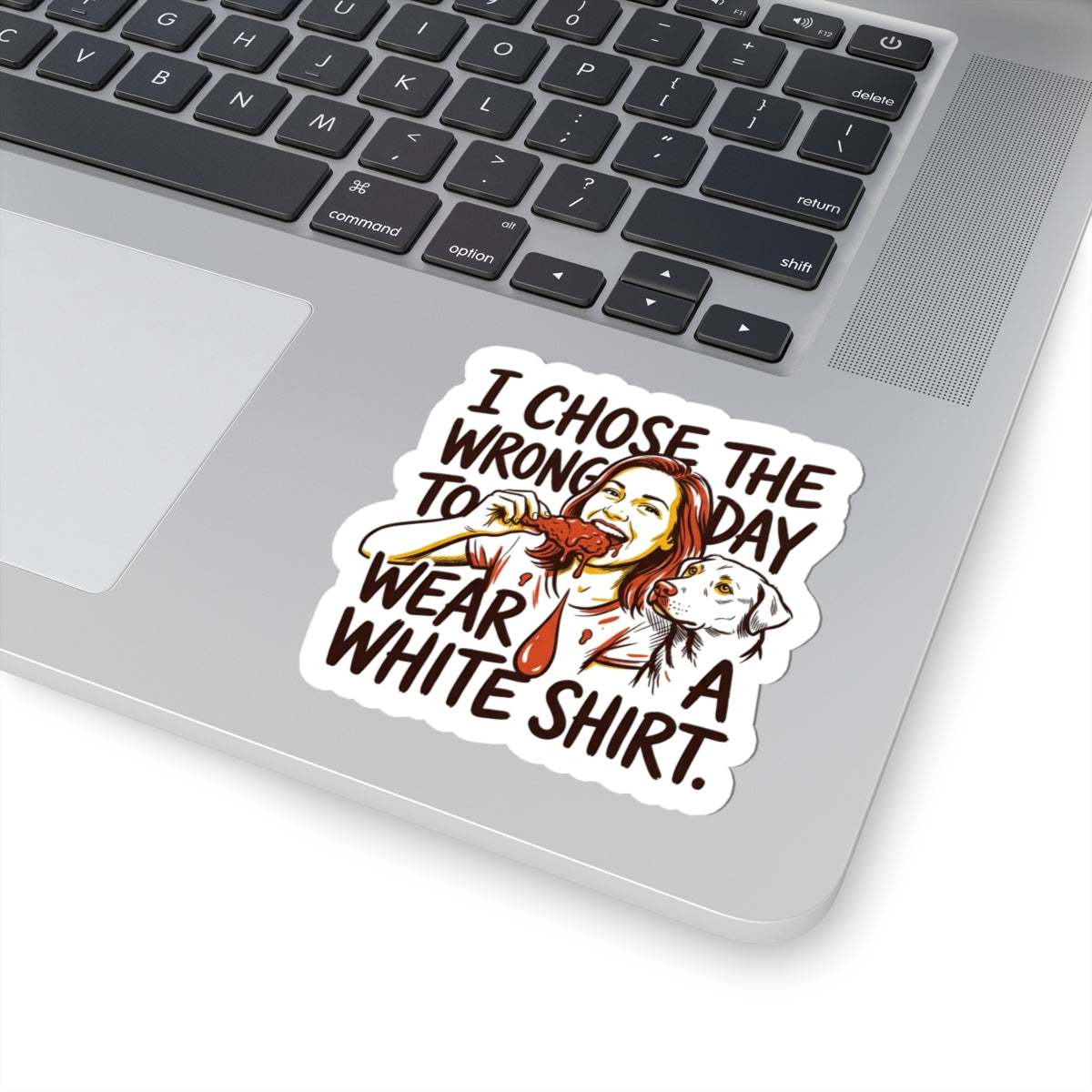 Wrong Day For A White Shirt