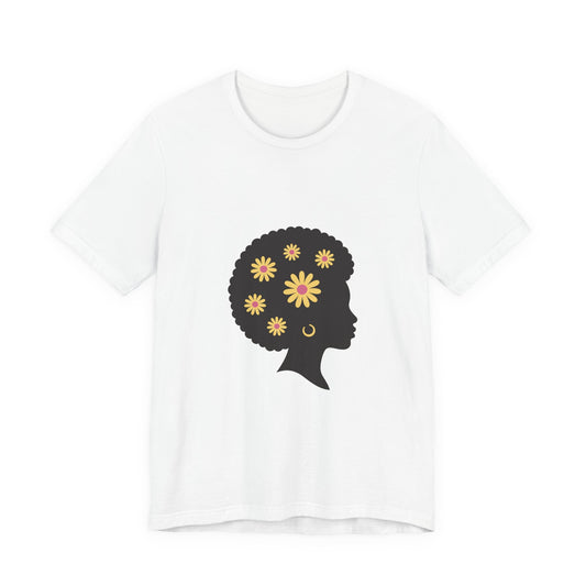 Mi afro, unas florecitas