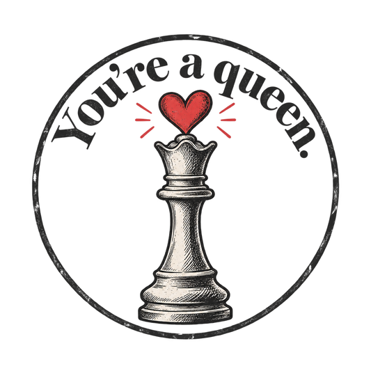Queen with a Heart Crown