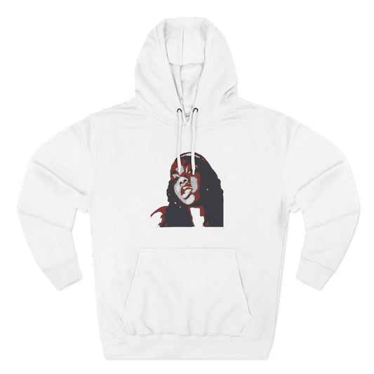 Three-Panel Fleece Hoodie