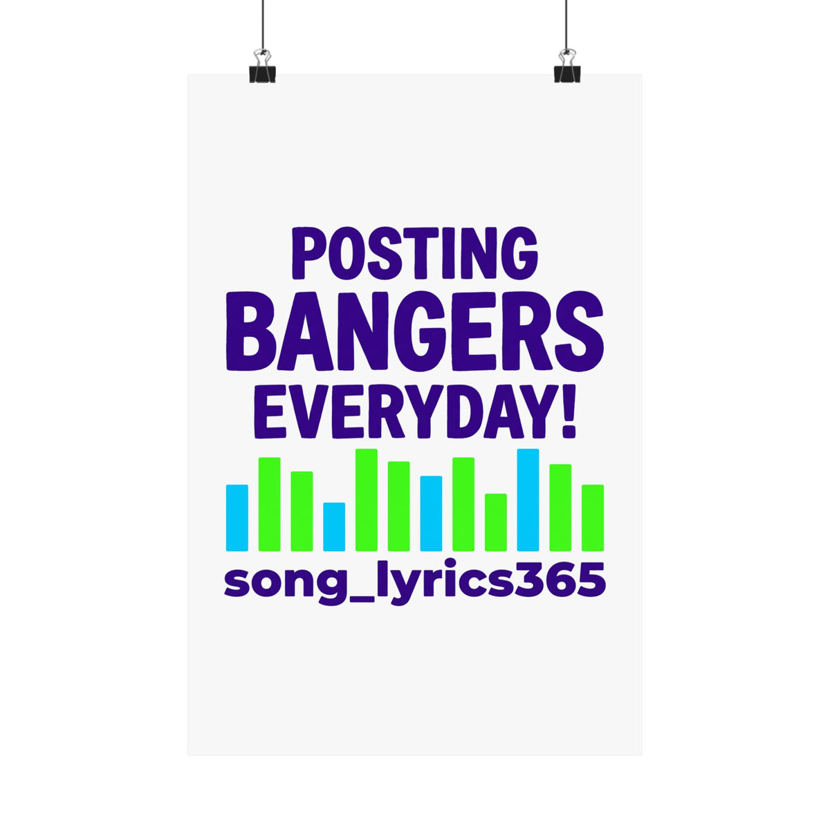Posting bangers everyday!