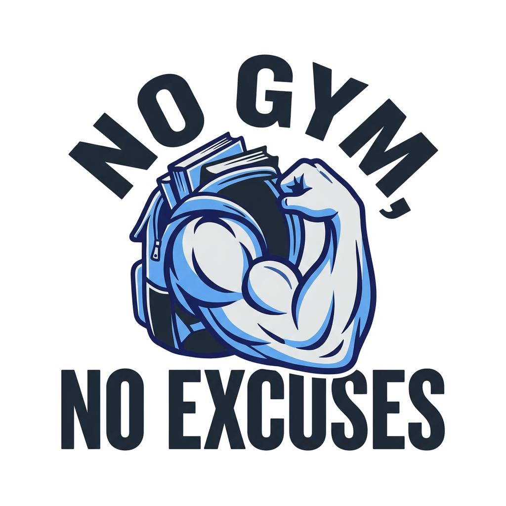 No Gym, No Excuses Backpack Curl