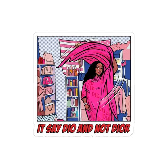 it say dio and not dior