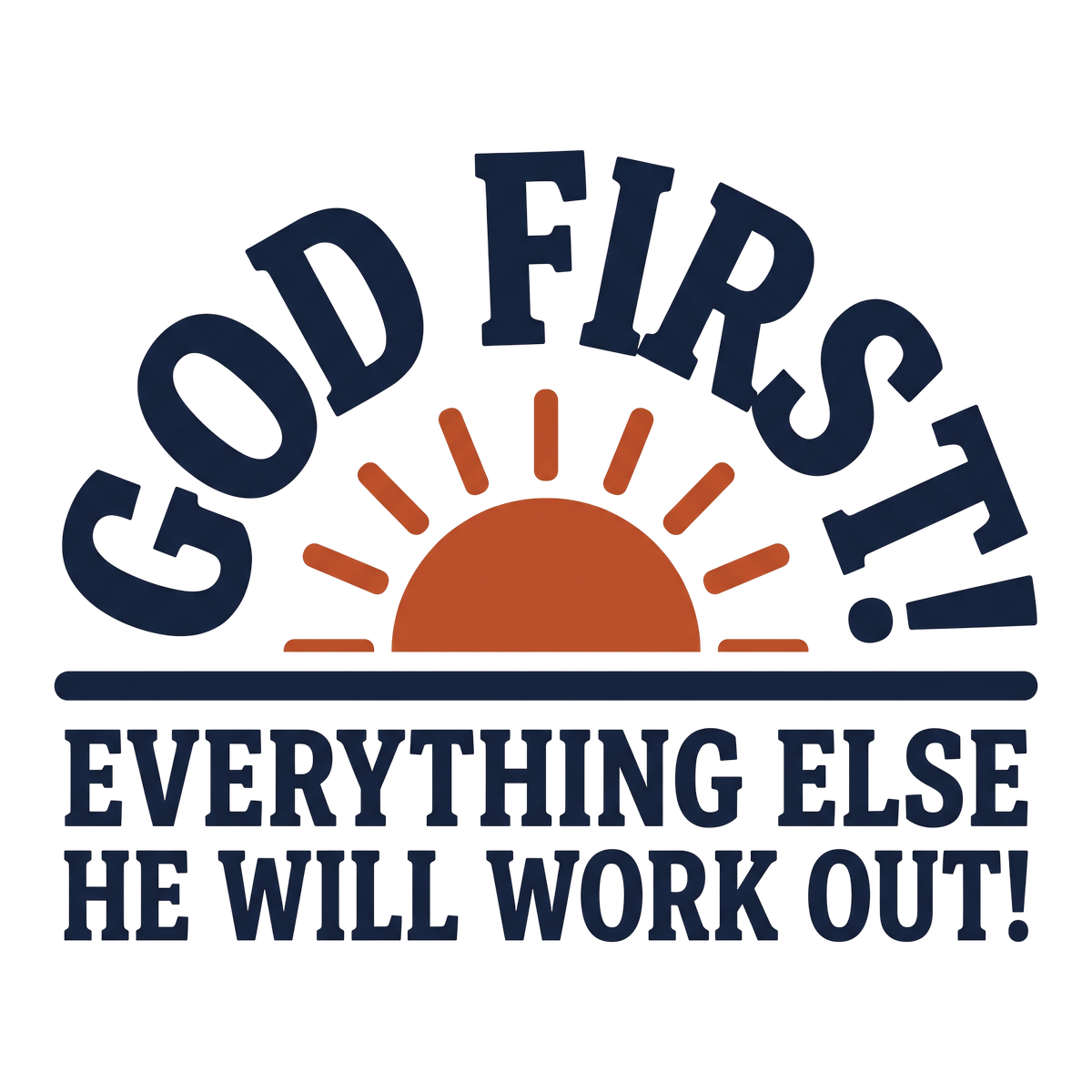 God first!
